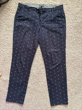 🔥Tommy Hilfiger Navy star Stretch Chino Pants